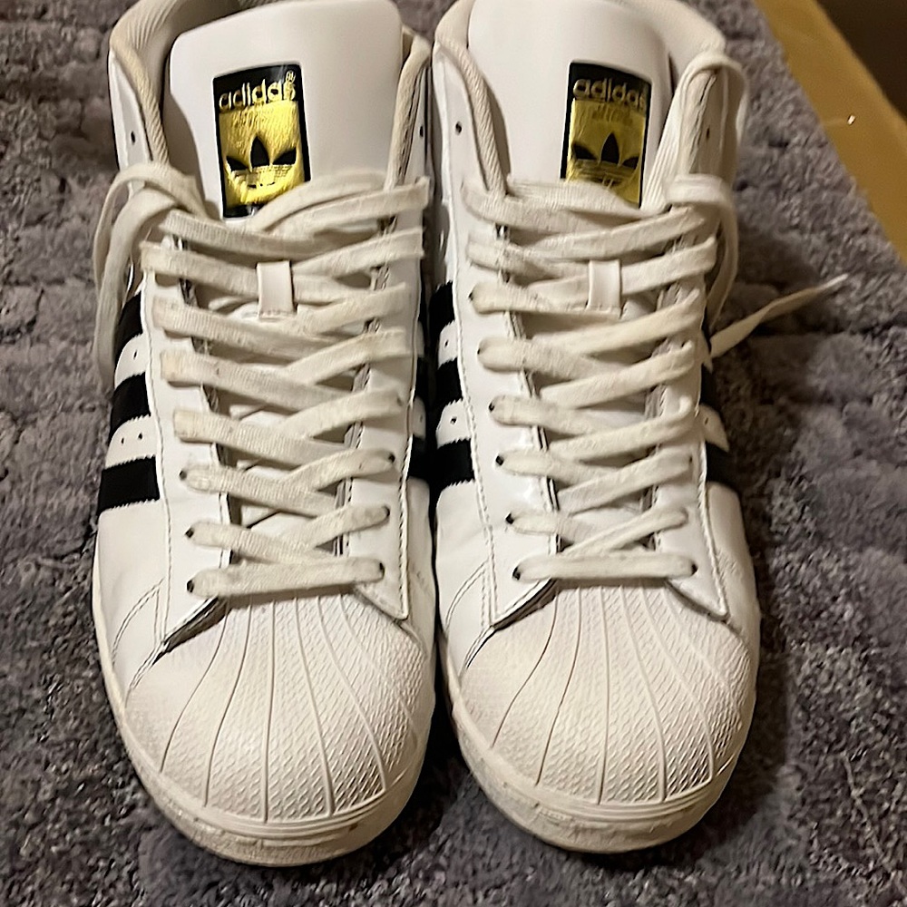 Retro  Adidas fair condition still looks good with good bottoms